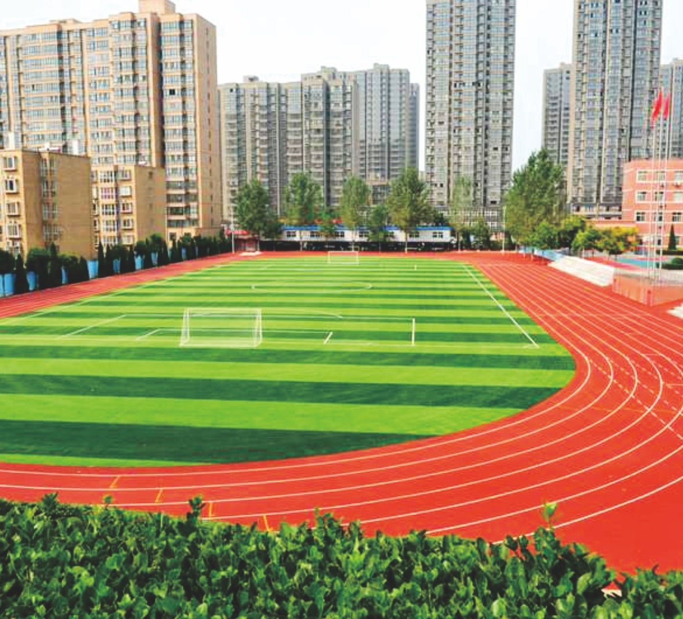 怀化市全民健身服务中心主体育场塑胶跑道改造